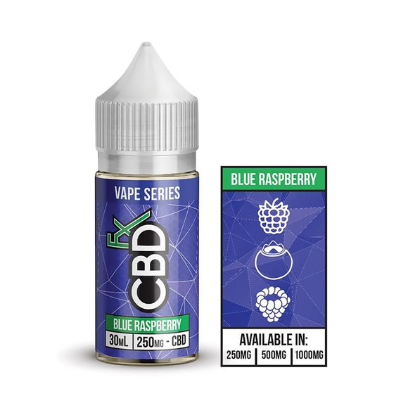 CBDfx - CBD Vape Juice - Blue Raspberry - 250mg-1000mg - Natural Releaf CBD