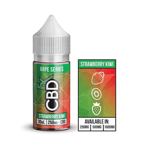 CBDfx - CBD Vape Juice - Strawberry Kiwi - 250mg-1000mg - Natural Releaf CBD