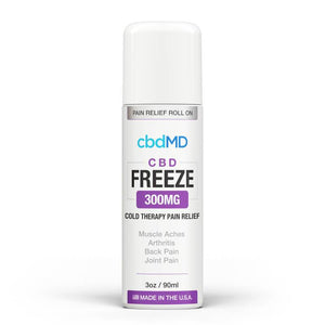 cbdMD - CBD Topical - Freeze Cold Therapy - 300mg-1500mg - Natural Releaf CBD