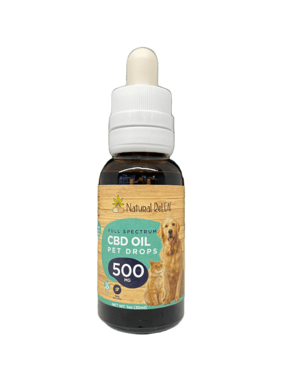 Natural Releaf Full Spectrum CBD Oil Pet Drops 500mg